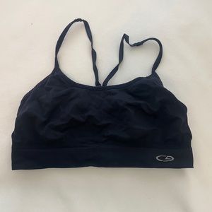 Target black sport bra size small